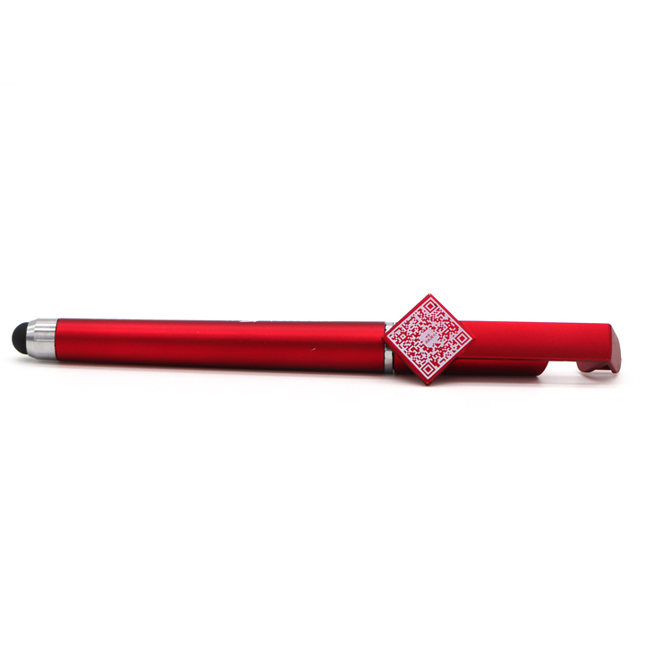 Mobile phone holder QR code rotating touch screen ballpoint pen